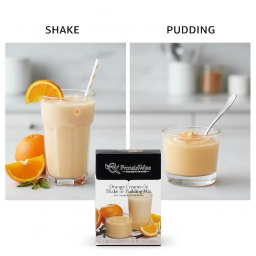 Image of ProteinWise - Orange Creamsicle Meal Replacement Shake or Pudding Mix - 7 /Box