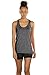 icyzone Workout Tank Tops for Women - Racerback Athletic Yoga Tops, Running Exercise Gym Shirts(Pack of 3)(XL, Charcoal/Red Bud/Pink)