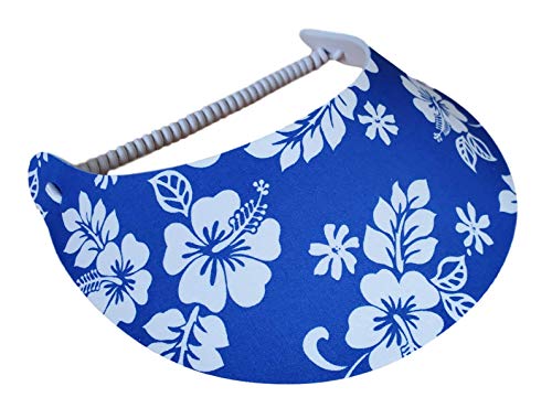 The Incredible Sunvisor Women's Flower Design Lightweight Packable Foam Visor for Sun Protection & Outdoor Activities (Hawaiian 4)