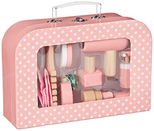 Preisvergleich Produktbild Bigjigs BJ490 Houten Beauty Case, 11dlg