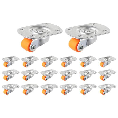Roulettes de meuble pivotantes petits modèles en lot de 20 pour placard et cuisine