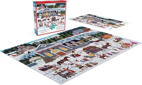 Buffalo Games - Charles Wysocki Churchyard - Rompecabezas 1000 Piezas para Adultos miniatura 5