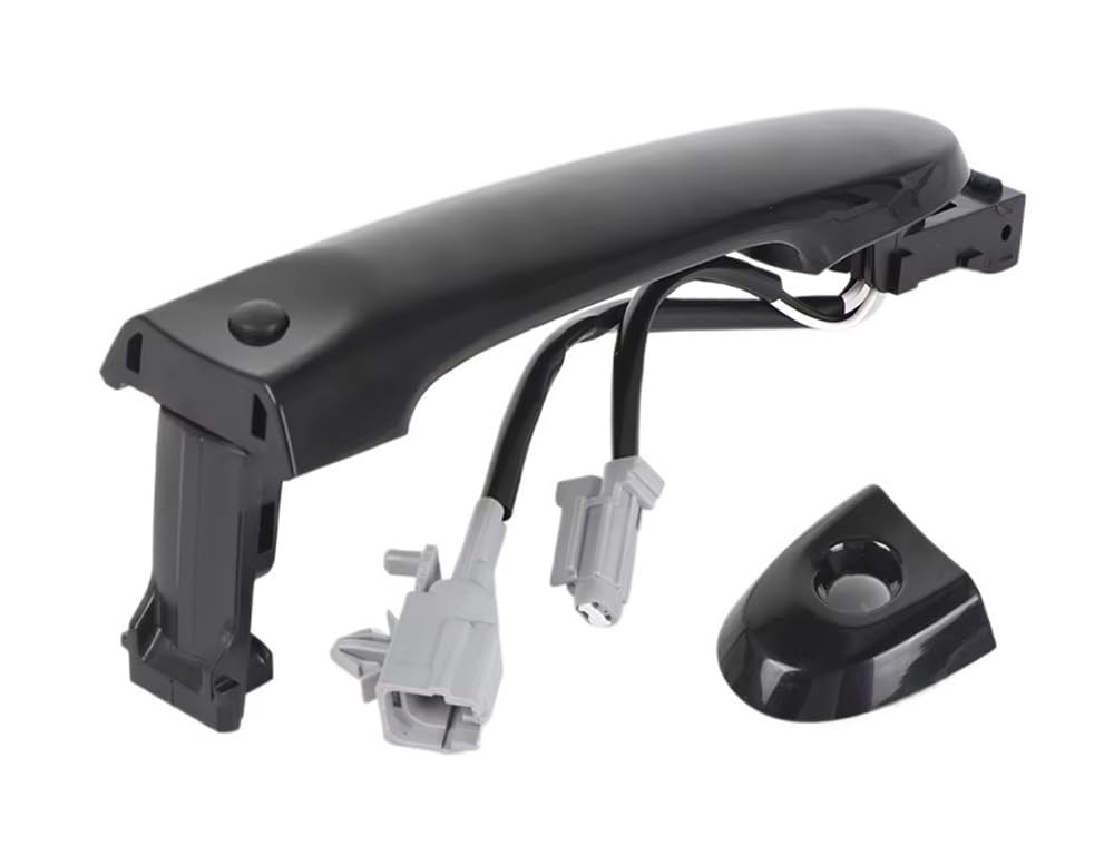 RAtsch Car Side Exterior Door Handle 80644/80640-3WC2A Front O/S Driver Left Exterior Door Handle Keyless Entry for Juke 2010-2019 82644-1FA5A 80644-1FA5A(1pc with Hole)