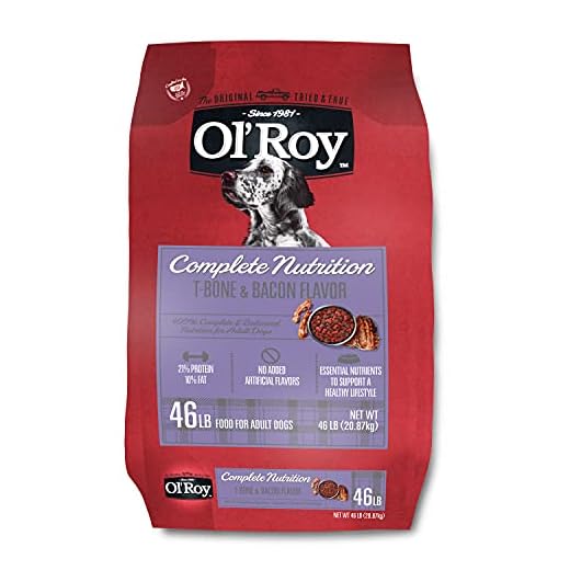 Ol' Roy Complete Nutrition T-Bone & Bacon Flavor Dry Dog Food, 46 lb