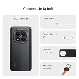 XIAOMI Poco M8 Pro 5G Smartphone, 8 GB RAM + 256 GB Speicher, Unlocked, Handy mit Android, 6,83" 1,5K CrystalRes AMOLED, 50 MP Light Fusion 800 mit OIS, IP68, Schwarz, 2 Jahre Garantie - 5