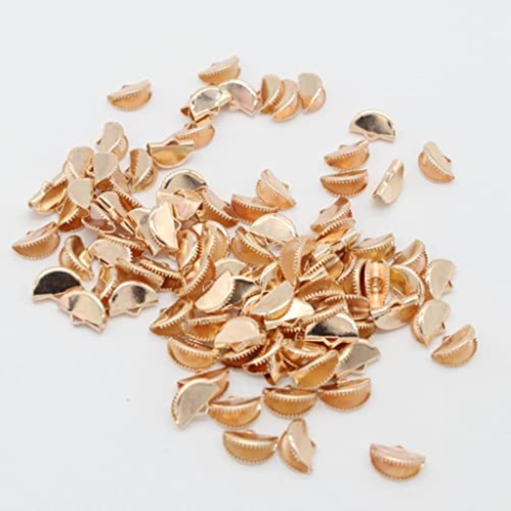 100Pcs Gold Jewelry Clasp Hooks for DIY Necklace Cord