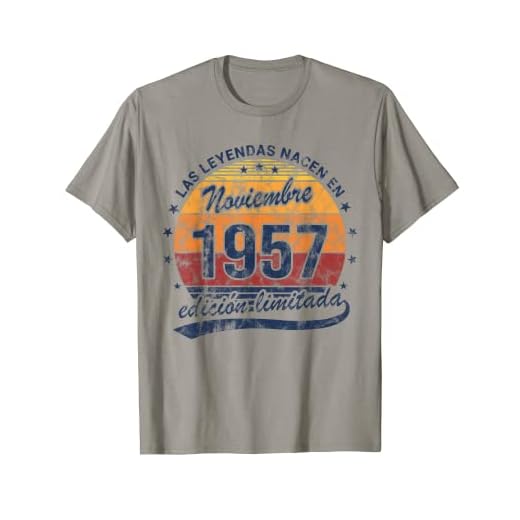 Leyendas Nacen Noviembre 1957 Cumpleaños Vintage Camiseta