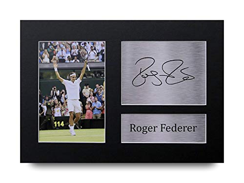 HWC Trading Roger Federer A4 Sin Marco Regalo De Visualización De Fotos...