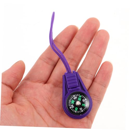 Brújulas portátiles POPETPOP 50 pcs con cordón para cuello miniatura 4