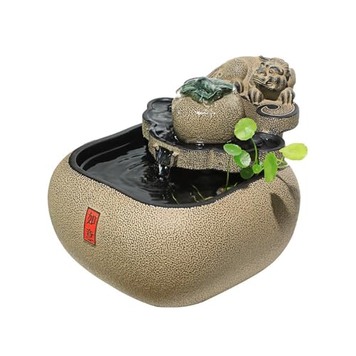 Fuente de relajación de sobremesa con agua corriente estilo chino 2