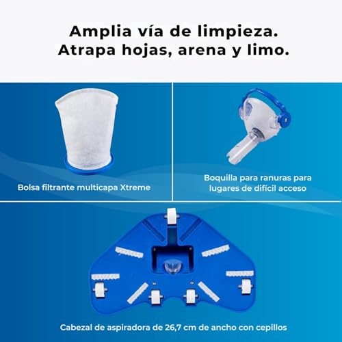 Miniatura 9 de Water Tech Pool Blaster Max Li Pool Vacuum, Aspirador Sin Cable Para Piscinas Con Motor P30, Aspirador De Mano Para Piscinas Y Spas