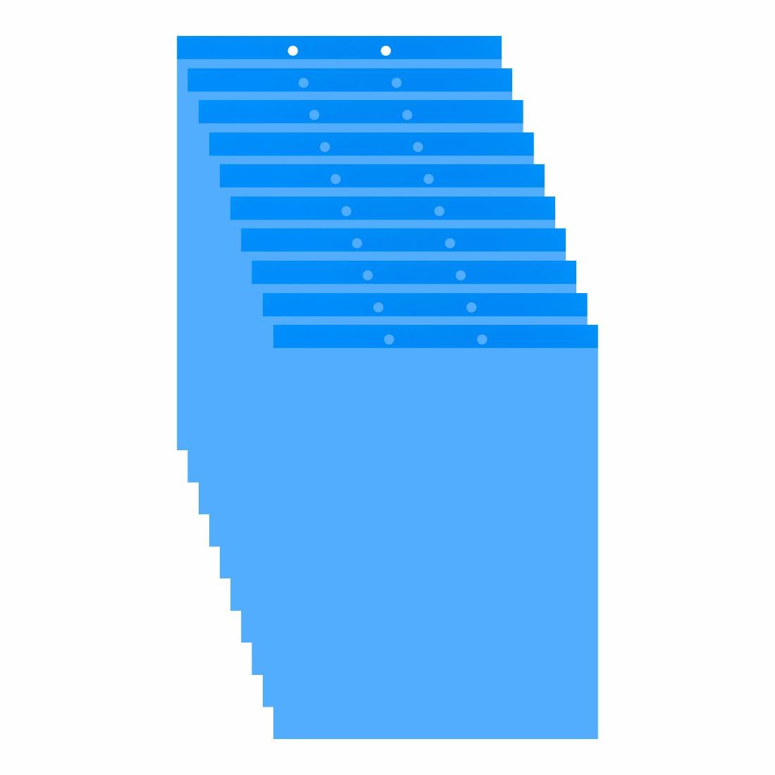 HEDO Dual Sided Blue (Size22X28Cm) Sticky Trap Pack of 10