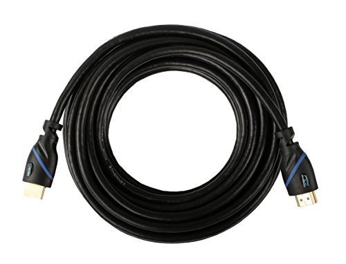 30 FT (9.1 M) High Speed HDMI Cable Male to Male with Ethernet Black (30 Feet/9.1 Meters) Supports 4K 30Hz, 3D, 1080p and Audio Return CNE451898 - Thumbnail 3