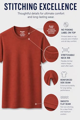 Image of Women's 100% Cotton T Shirt - Crew Neck, Short Sleeve, Regular Fit | Soft Breathable Fabric | Premium Everyday Basic Comfort Fit Tee for Casual