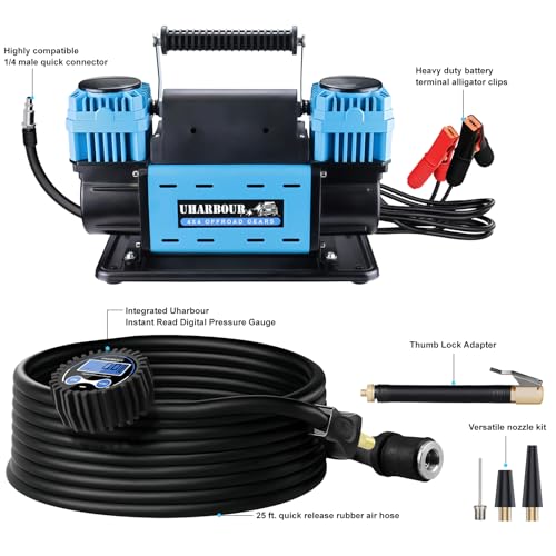 Uharbour Dual Cylinder Air Compressor