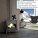 Estufa de leña Eco Ventilador automático y silencioso con 4 cuchillas diseñadas para optimizar la temperatura ambiente Imagen de Estufa de leña Eco Ventilador automático y silencioso con 4 cuchillas diseñadas para optimizar la temperatura ambiente