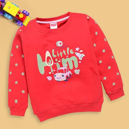 Image of LuvLap Baby Boys Full Sleeve Sweatshirt & Pyjama Set Pack of 1