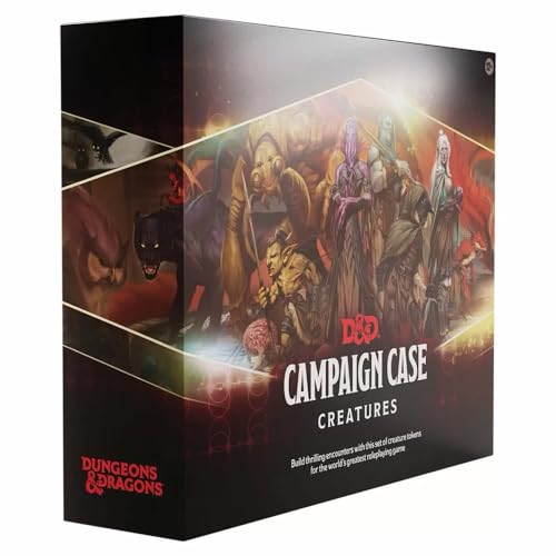 Maletín de Criaturas Dungeons & Dragons Campaign Case con Fichas Reutilizables C99440000