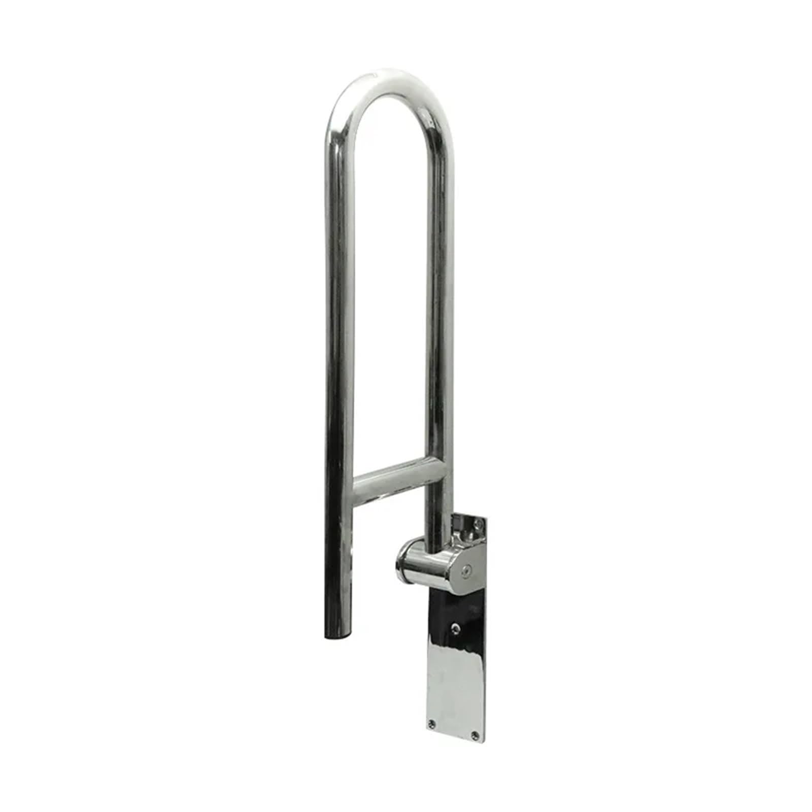 Barra de Apoyo para Inodoro, pasamanos, pasamanos sin barreras, Accesorios de Seguridad para baño, Mango Plegable en Forma de U, Acero Inoxidable, Antideslizante, para Personas May