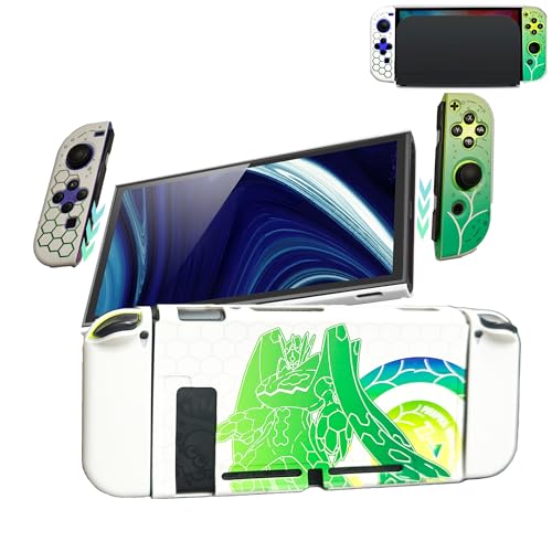 NeufTreillis Hülle für Switch, Hartschale Switch Zubehör Hülle für Joy-Con Console (Version 2017)