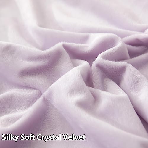 Liferevo BED PILLOW PILLOWCASES Pom Poms Soft Velvet Pillow Cases Set Of 2, Decorative Fringe Fuzzy Throw Pillow Shams, Bed Pillowcases Pillow Covers With Zipper For Kids Girls Teen Women Adults thumb #5