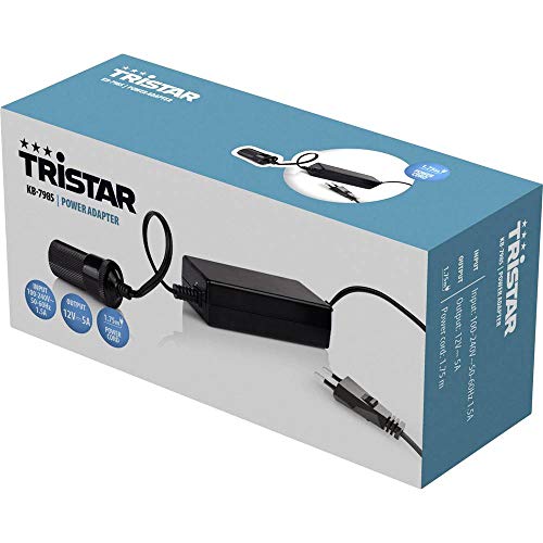 Tristar KB-7985 Spannungswandler/Spannungskonverter/12 V an 100-240V Anschluss – Anschlusskabel 1,75 m, Schwarz, neu