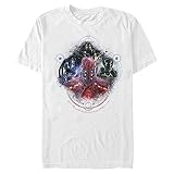 Marvel The Eternals T-Shirt à Manches Courtes Celestials Four Organic, Blanc, M Mixte