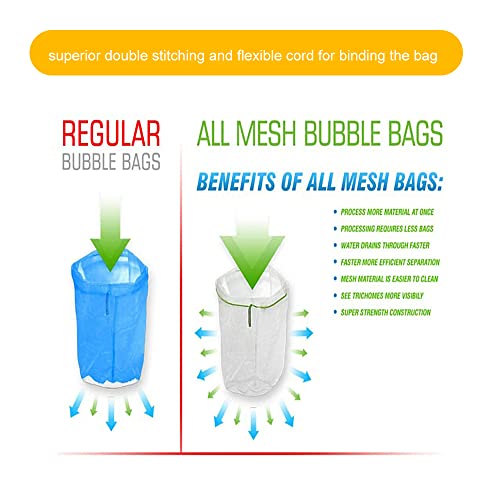 mewmewcat 5pcs 5 Gallon Filter Bubble Herbal Ice Essence Extractor Kit miniatura 5