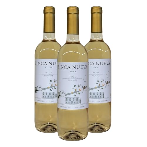 Finca Nueva Viura Blanco 2023 D.O.Ca. Rioja – Caja de 3 o 6 Botellas de Vino Blanco (3 botellas)