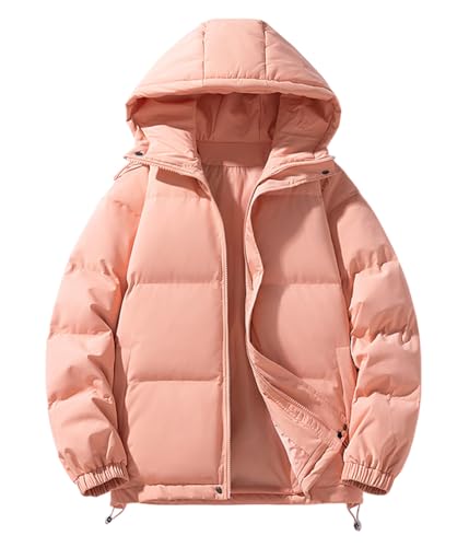 Doudoune homme blouson hiver chaud veste matelassée à capuche parka