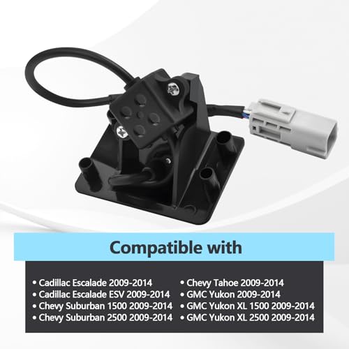Image of Rear View Back Up Camera Compatible with Cadillac Escalade ESV Suburban 1500 2500 Tahoe Yukon XL 1500 2500 2009-2014 Replaces 22913932 19211811 22790290