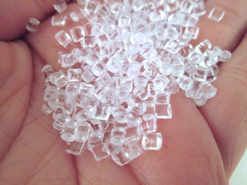 Mini cubos de hielo de resina transparente para decoración miniatura 2
