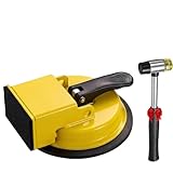 Floor Gap Fixer Tool, 2026 Heavy-Duty Floor Gap Fixer Suction Cup for Wood and Vinyl Planks, Carbon Steel Floors Suction Cup Tool with Rubber Pad, Adjustable Height Setter Close Unsightly Seams (#1)