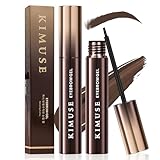 KIMUSE Eyebrow Gel, Tinte Para Cejas Color Natural, Impermeable y de Larga Duración Para Cejas Llenas y Definidas, 0.17 oz (Dark Brunette)