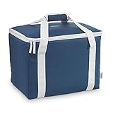 MOBICOOL Holiday 34 Beercooler Kühltasche, blau, Nicht elektrisch, fasst eine komplette Bierkiste, für Einkauf, Picknick und Camping, 34 Liter