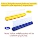 12 Inch Silicone Water Blade Car Squeegee - Pick One-Yellow or Blue Windshield Squeegee, Glass Squeegee, Streak-Free, T-Bar Flexible Fast Drying for Auto Wash, Bathroom, Glass Doors