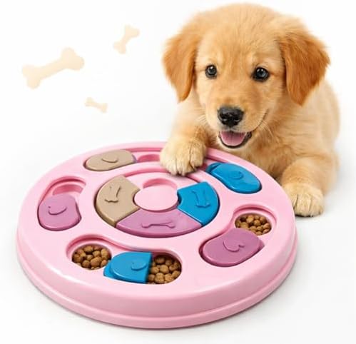 Brinquedo Interativo Para Cães Tabuleiro Porta Petisco Pets Redon...