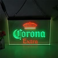 Amazon.co.jp: AMSKOR コロナビールネオンサイン エクストラビール 2色