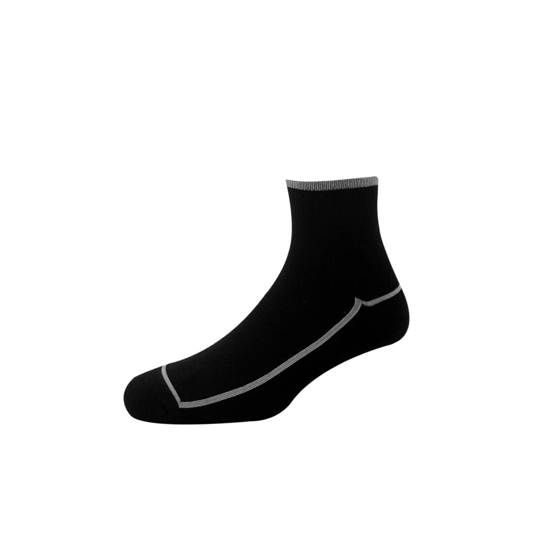 van heusen Men's Ankle Length Cotton Socks (VHT1SALBA00021_Black_One Size_Black) Pack of 1-picture-13