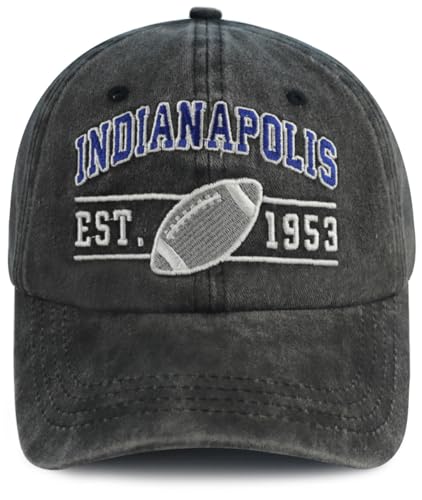 Terojnkl Embroidered City Football Hat Men Women Unisex Fans Baseball Cap