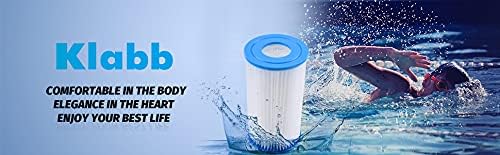Klabb Type III for 58012E A C for 29000E/59900E Swimming Pool Filter Pump Cartridge Replacement 4.2"x8" for Use in 500/800/1500 Gallon Filter Pumps(2 Pack)