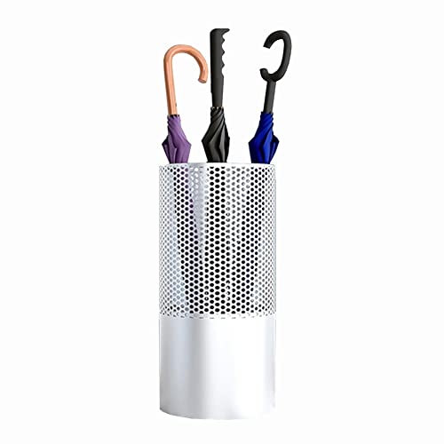 Seau à parapluies pour le bureau et la maison finition argent épuré