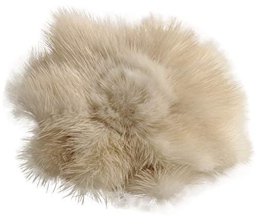 [三京商会] ミンク ファー フラワー コサージュ ブローチ アクセ ピン お花 : パールのサムネイル