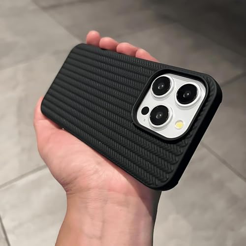 Image of Compatible with iPhone Xs Max | Premium Textured Microfiber Candy Protective Case | Shock-Absorbing Back Cover with Enhanced Camera Guard (Black)