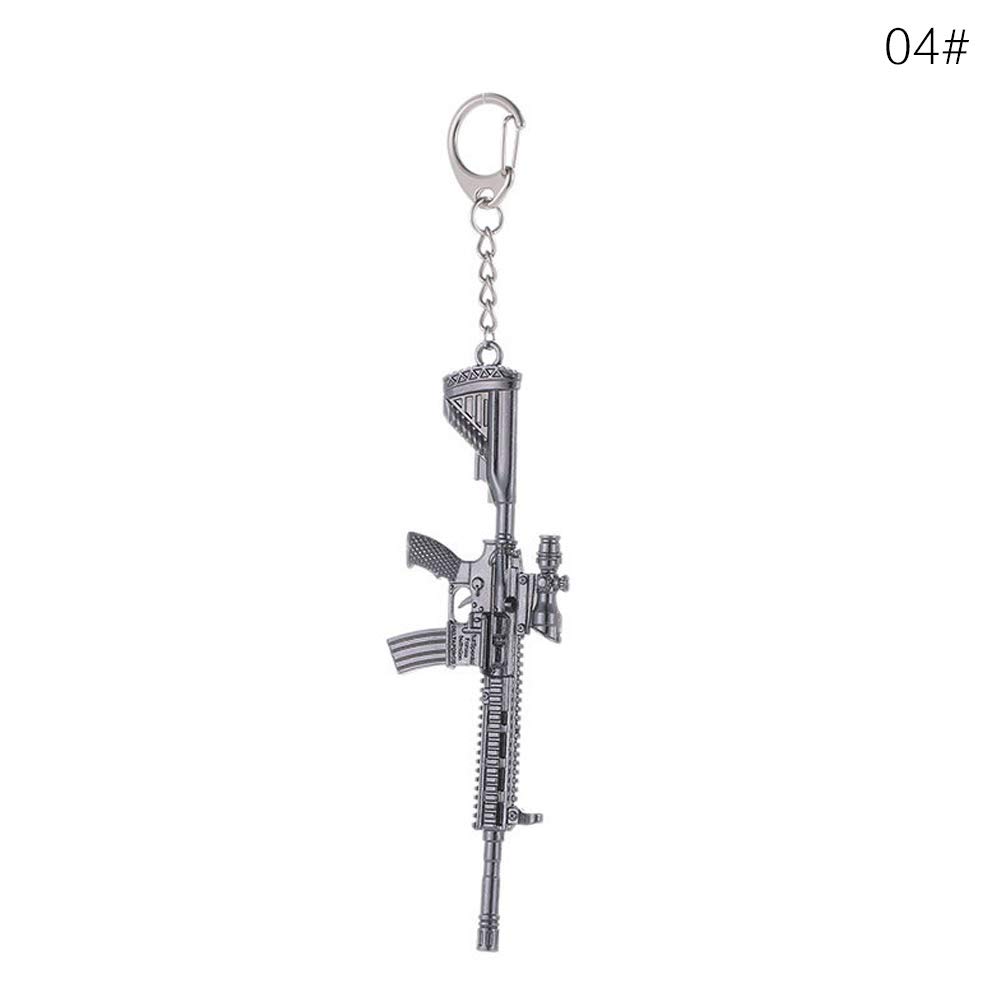 1Pcs Keychain,PUBG Game Props Model Keyring, For Gun/Helmet/armor/gun Props Model Keychain