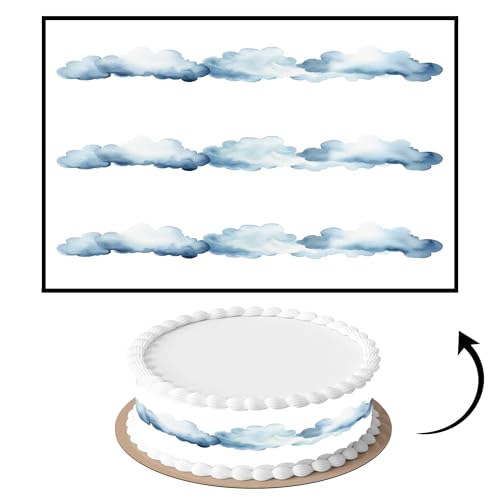 3 pcs Green Cactus Garden Border Cake Strips Edible birthday cake strips, cake side borders, Icing Sheets 2.7X11.8