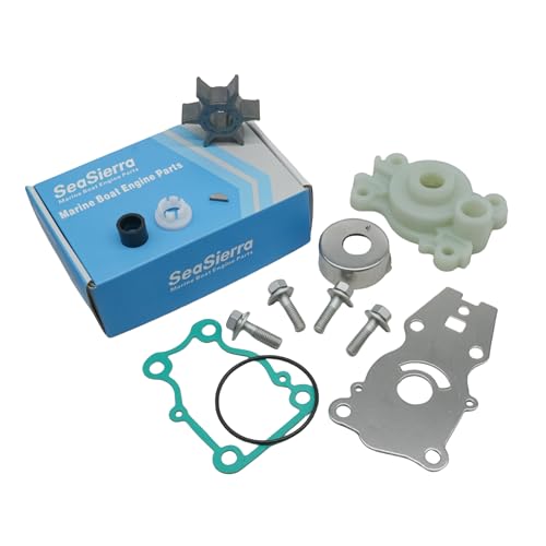 SeaSierra 66TW0078 66T-W0078-01-00 Water Pump Impeller Kit With Housing 66T-44311-00-00 for Yamaha 25 30 40 HP Outboard Motor Replacement 66T-W0078-00-00 Sierra 18-3413 by SeaSierra - Image 2