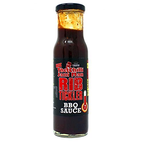 Chilli Jam Man Rib Tickler BBQ Sauce Hot, 225ml RIB003