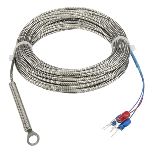 Sensor RTD PT100 de 10 metros para control térmico en climatización centralizada