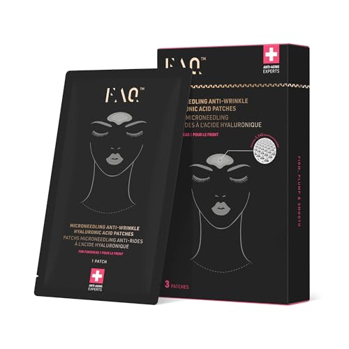 FAQ Microneedling Anti-Wrinkle Hyaluronic Acid Patches For Forehead, Forehead Wrinkle Patches